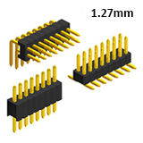 1.27mm Pitch Pin Header Male Connector